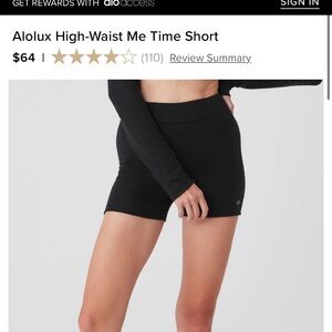 Alo Yoga lounge shorts.